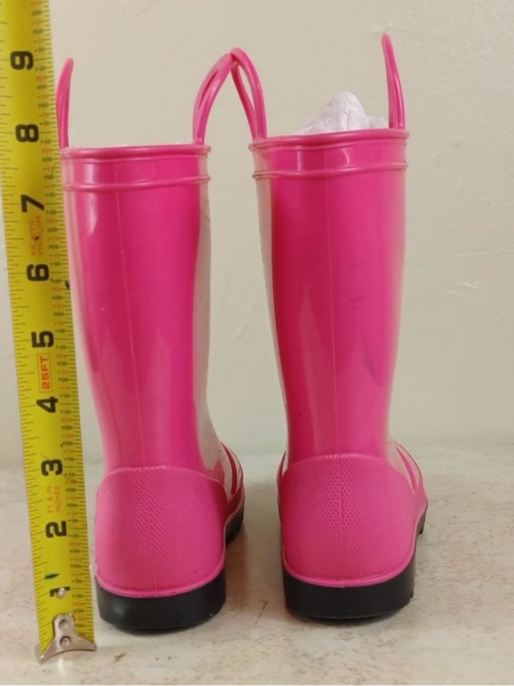 Girl's Toddler Arcade Rain Boot - Pink Size 12 - Picture 4 of 7